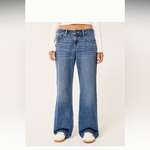 hollister low rise baggy jeans